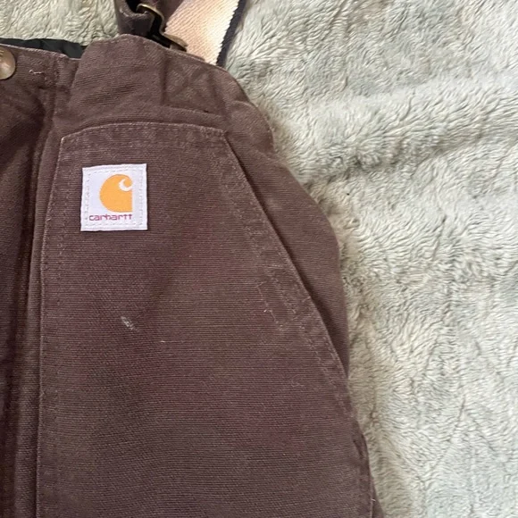 Carhartt Women’s Weathered Duck Insulated Biberall - Picture 4 of 16